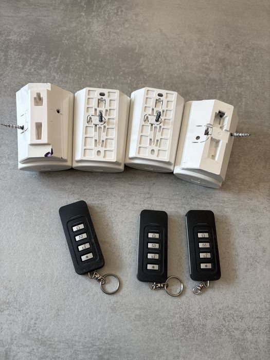 Czujki alarmowe + piloty Bentel Security / Tyco