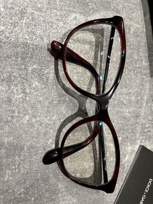 Oprawki dolce&gabbana bordowe burgundowe