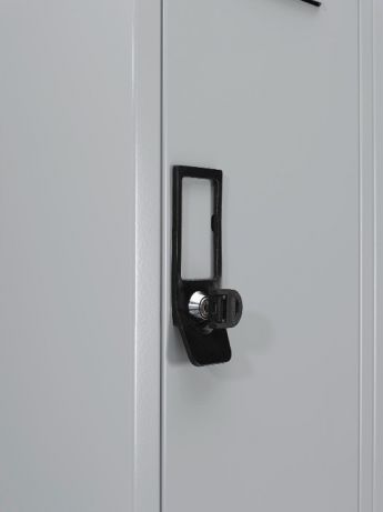 Vestiário Duplo Metálico | 1900x600x500mm Cacifos 2 Portas Cinza Novo