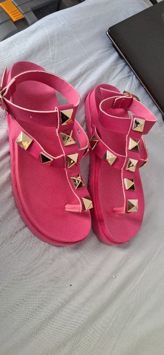 Sandalia gladiadora pink