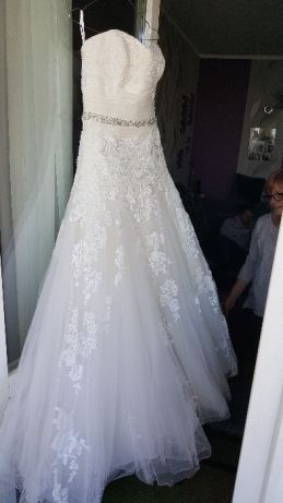 SUKNIA ślubna r. 36-38