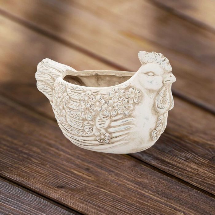 Osłonka figurka kura ceramika Wielkanoc ozdobna 16 cm