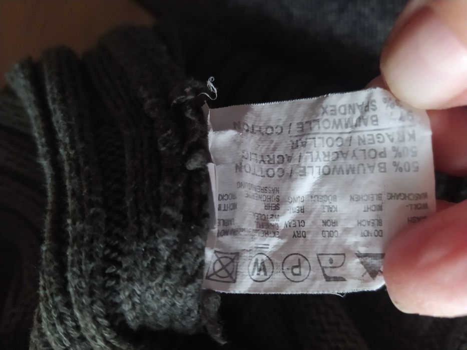 Sweter oliwkowy khaki 38 40