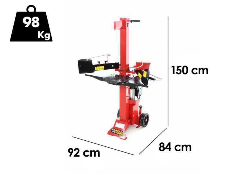 Rachador lenha 7 ton.vertical electro-hidráulico motor 3000W