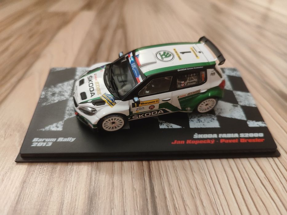 Skoda Fabia S2000 Kopecky/Dresler Barum Rally 2013 model 1:43