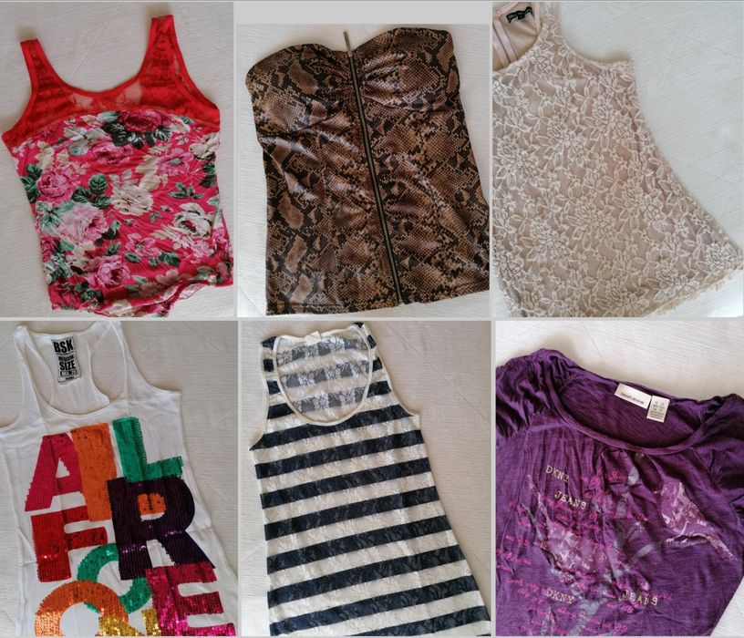 Tops de mulher, variados, bershka, Pull and Bear, DKNY
