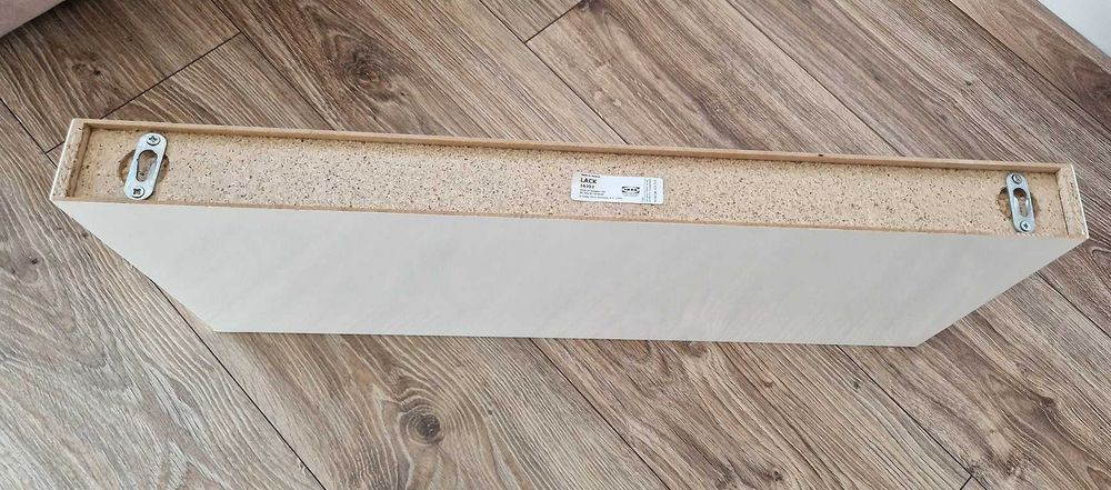 półka ścienna Ikea Lack 60cm x 26cm biała połysk