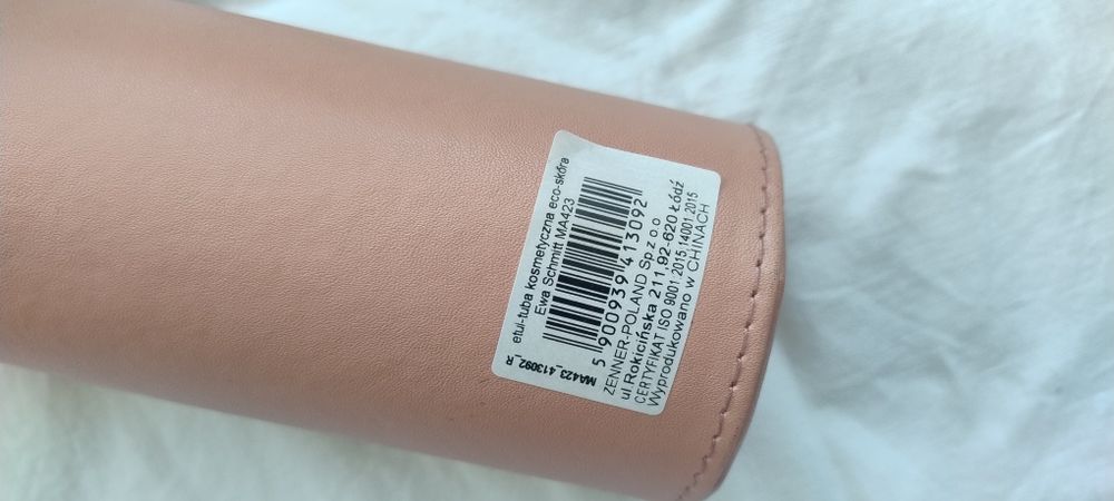 Nowe nieużywane tuba/etui na pędzle z Eco skóry