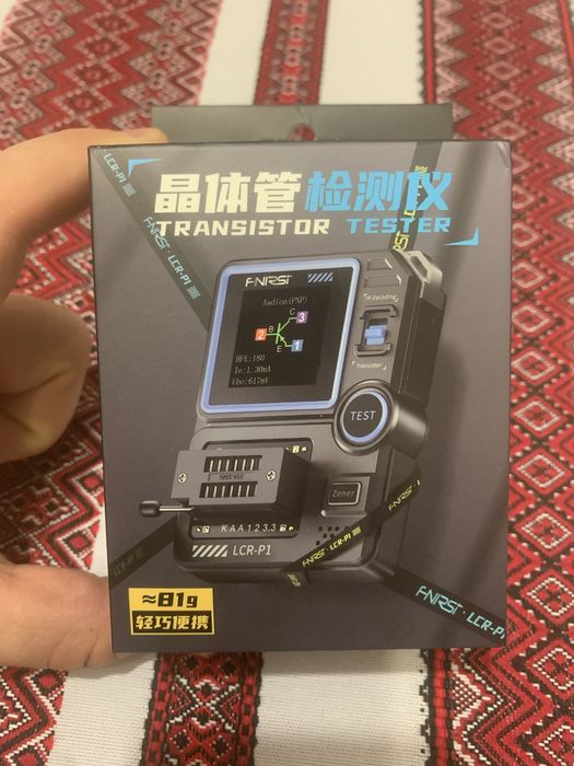 FNIRSI  LCR-P1 Тестер напівпровідників