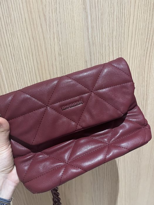 Bordowa torebka Monnari