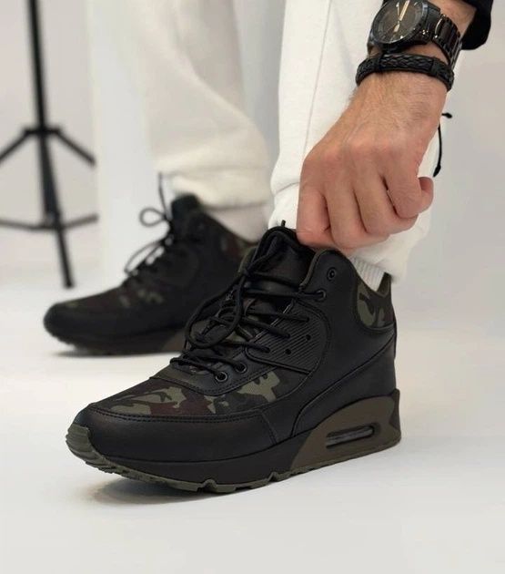 Чоловічі зимові кросівки на хутрі/ мужские зимние кроссовки ботинки