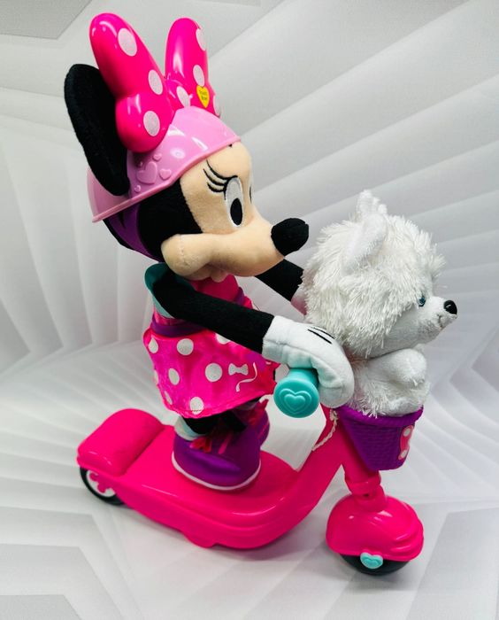 Інтерактивна Мінні Маус на самокаті з собачкою Minnie Mouse Disney