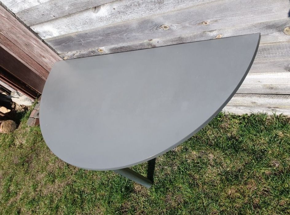 Stolik półkole do małej kuchni stary retro zabytek