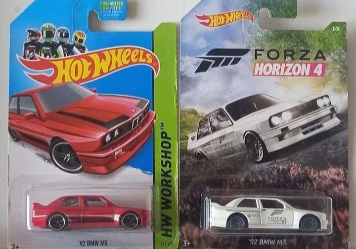 Conj 2 hot wheels 92 bmw m3