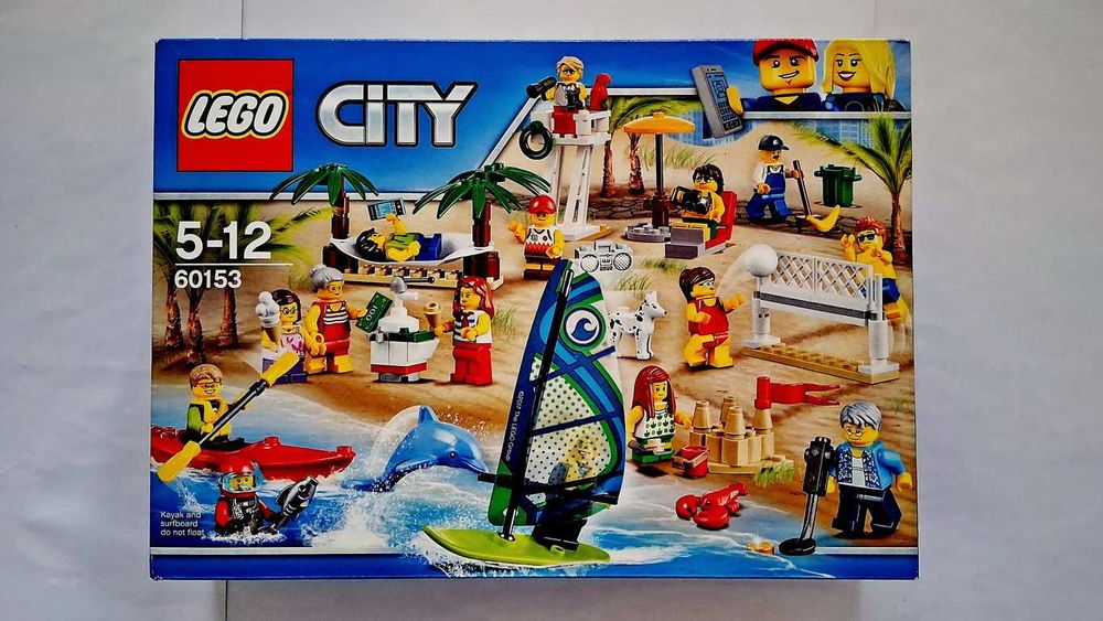 Lego City Recreation 60153 People pack - Fun at the beach selado