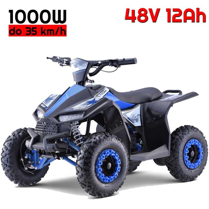 DUŻY QUAD ELEKTRYCZNY DLA DZIECI 48V 25km/h highper atv solidna rama