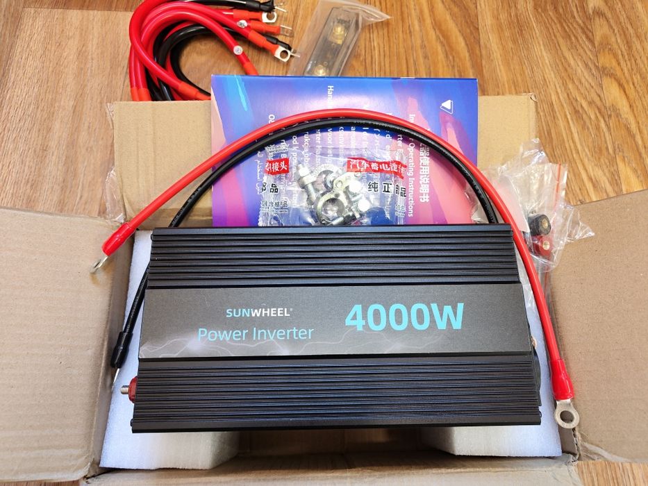 В НАЯВНОСТІ Інвертор чистий синус 4000W/1500W 12В - 220В безперебійник