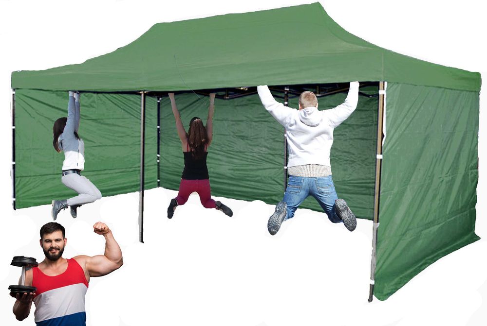 60kg 3x6 EXTRA MOCNY Namiot Handlowy Expresowy Ogrodowy Automatyczny