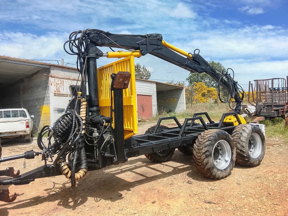 Reboque florestal 4x4 grua florestal cranab