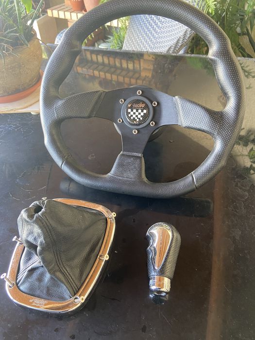 Volante, fole, manete pedais S RACING