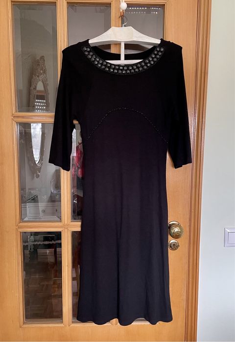 Black Knit Dress by Globe