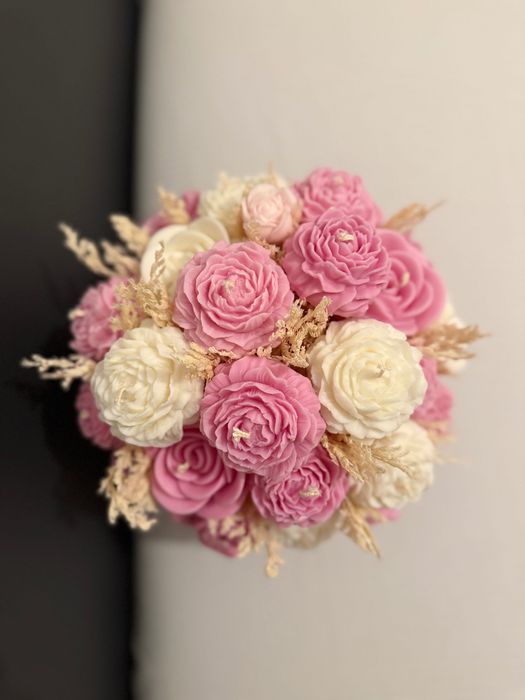 Bukiet sojowych świec zapachowych