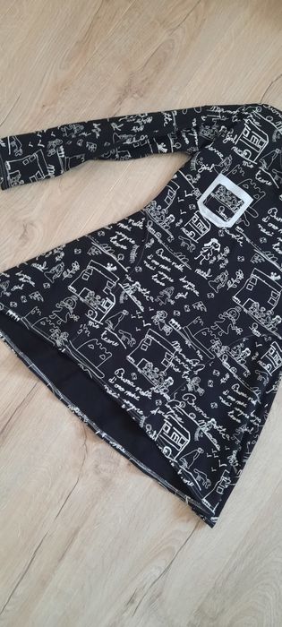 Czarno-biała tunika Dlatego! R. 152