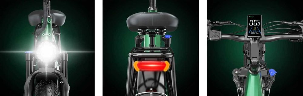 Rower elektryczny Ovivo V6 Pro-fatbike, koła 26, duży zasięg, dostępny