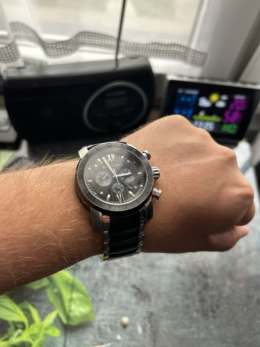 Zegarek Bvlgari SD38S Czarno Srebrny/Chronografy/Tanio/Wys24H