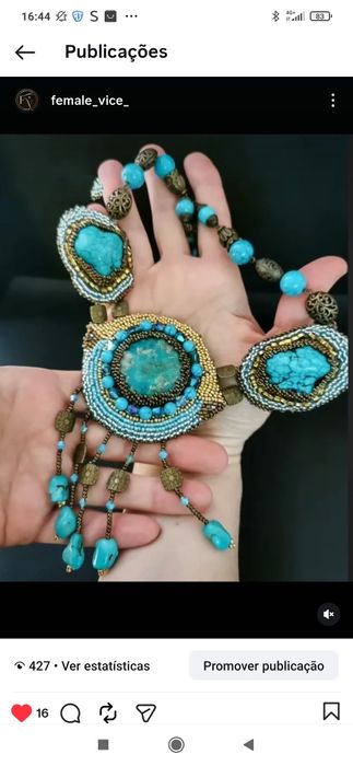 Jóias de autor da artista Ucraniana Sannikova