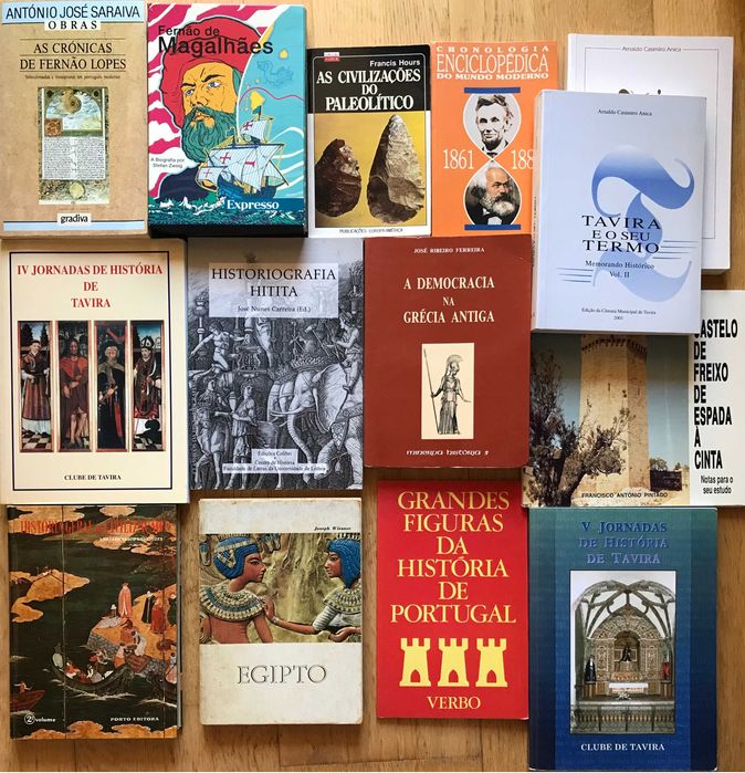 Vários livros sobre História, a partir de 2 euros