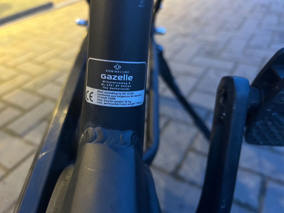 Bicicleta Eletrica Gazelle – Autonomia até 90 km