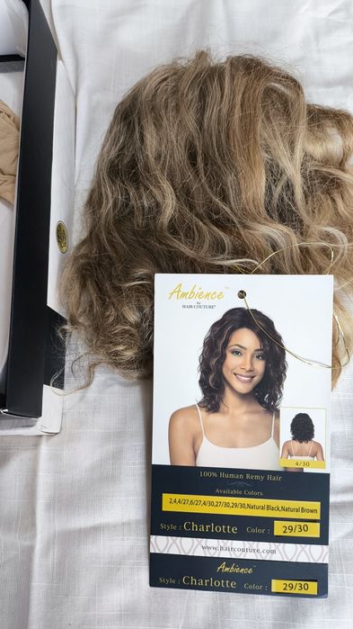 Peruca/ Prótese capilar / Cabeleira oncológica de cabelo 100% natural