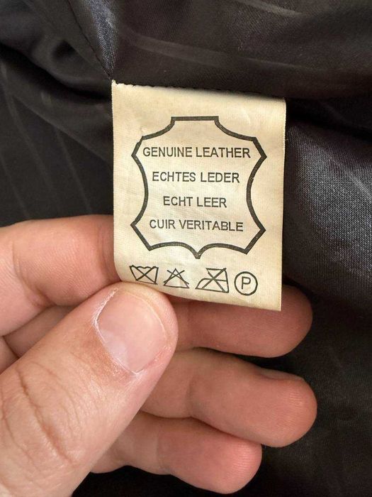 Populer Leather — вінтажна шкіряна куртка Y2K / archive / натуральна шкіра L