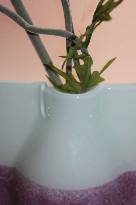 Jarra de vidro marinha grande. Peca de parede.