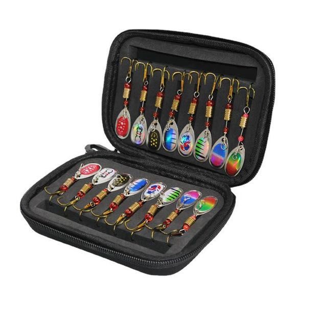 Набір обертових блешень 16 шт. у чохлі (кейсі)