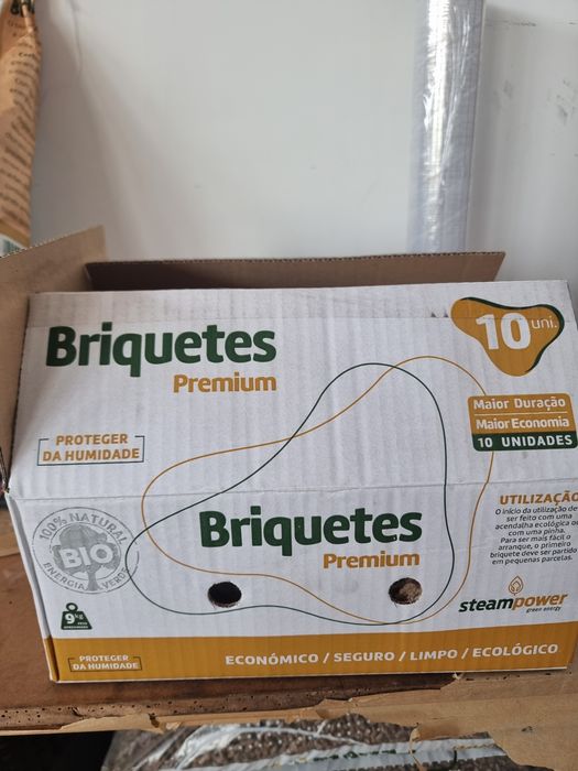 Pellets certificados  e briquetes