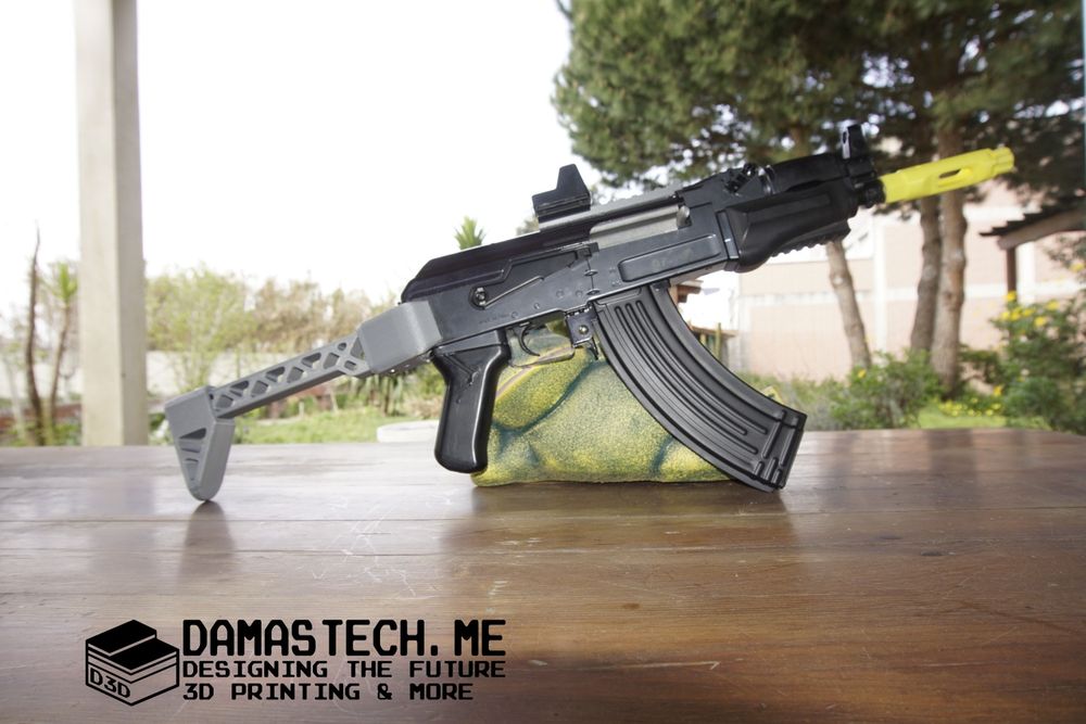 Airsoft rail, tapa chamas e punhos, etc