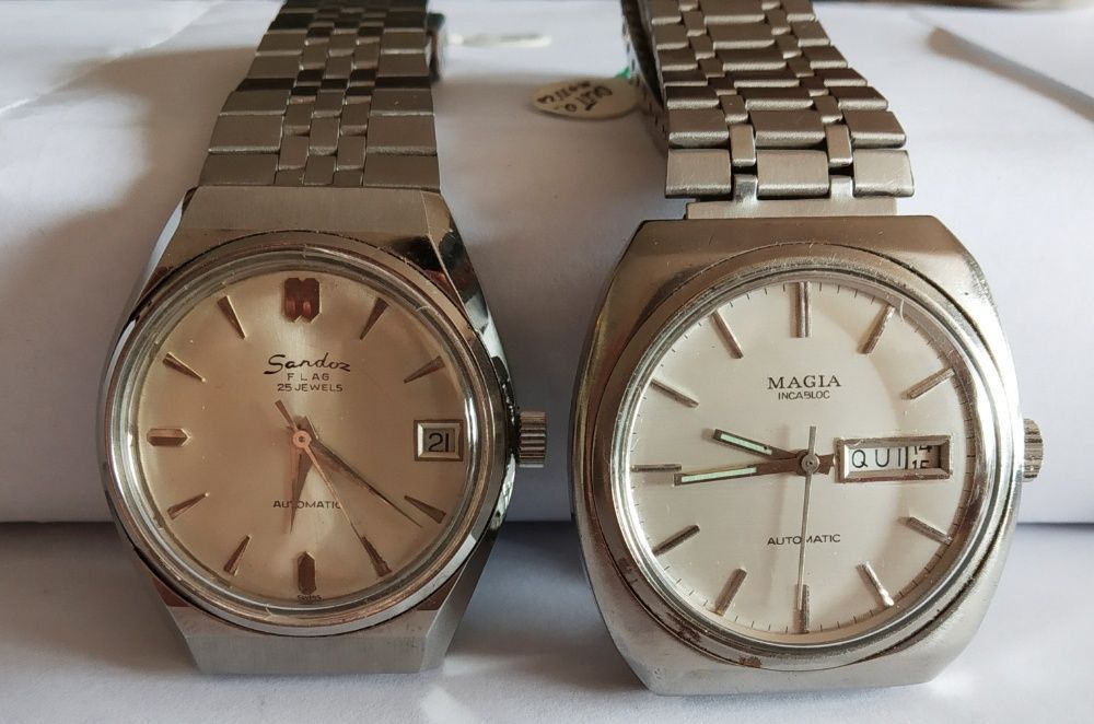 Relógios automáticos *Reveu*Citizen*Yema*Nobreza*Sandoz*Ronel*Seiko