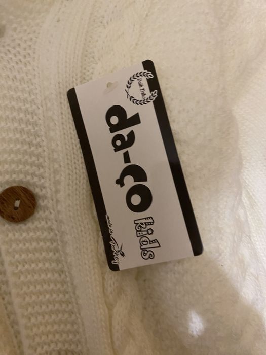 Вязаний дитячий комбінезон 6 місяців