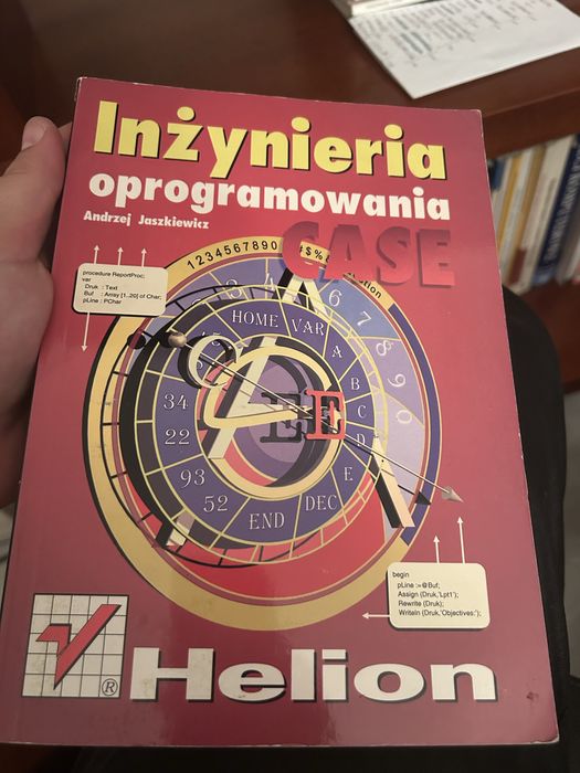 Ksiażka  informatyczna do programowania podręcznik : inżynieria  oprogramowania  helion Andrzej jaszkiewicz stan idealny