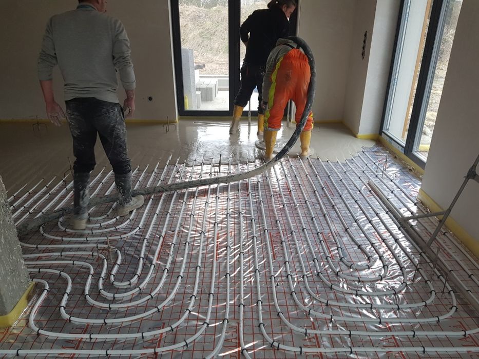 Wylewki anhydrytowe na ogrzewanie podłogowe -od producenta. Styrobeton