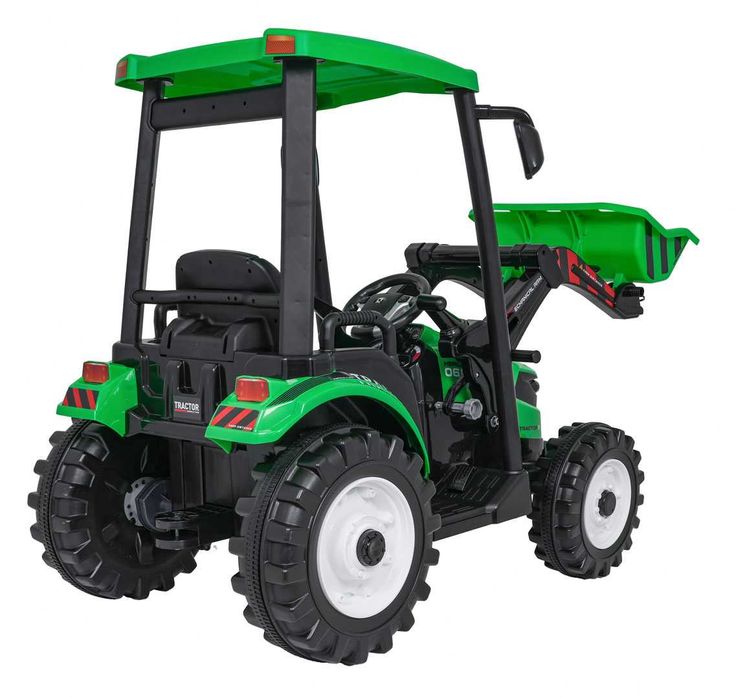 Pojazd Elektryczny dla Dzieci - Traktor D68 z Przyczepką