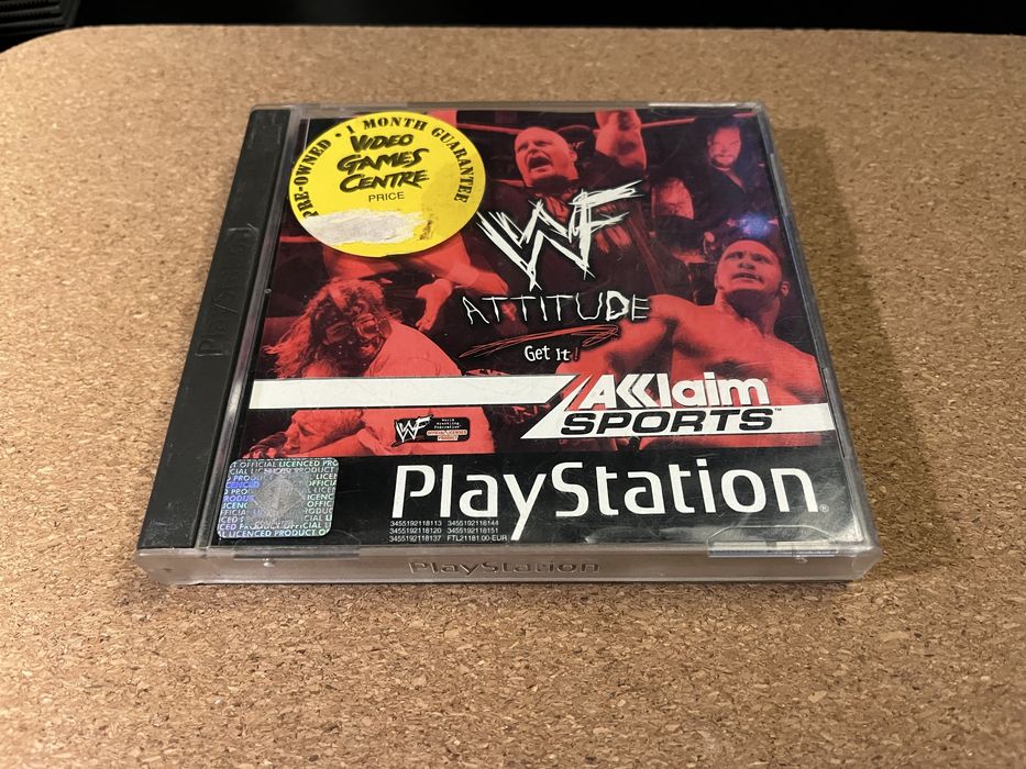 WF Attitude Wrestling Playstation 1 PSX