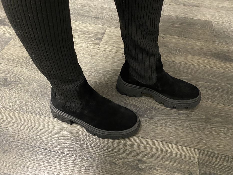 Чоботи жіночі замш розмір 38