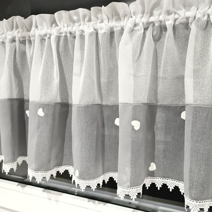 Zazdrostka biało-szare serduszka - Promocja!