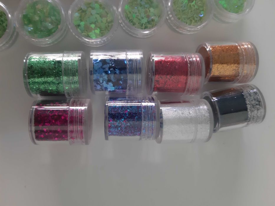 Glitters com várias cores