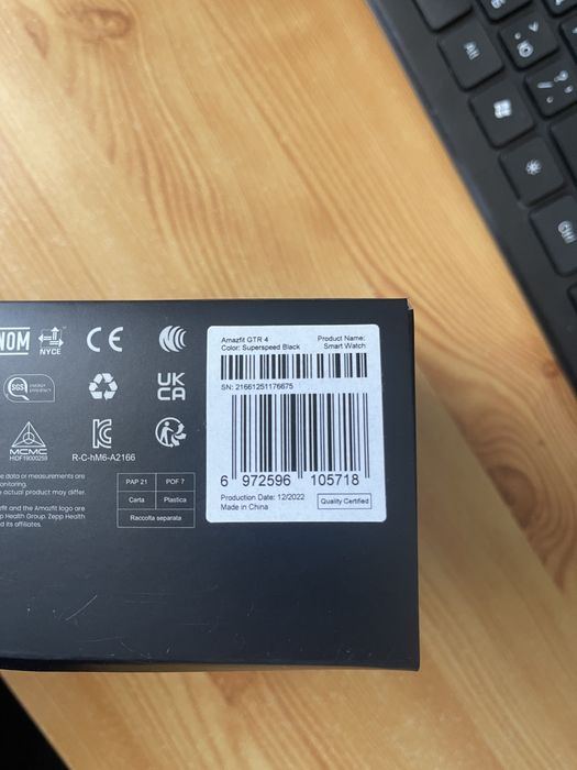 Смарт-годинник Amazfit GTR-4 Superspeed black