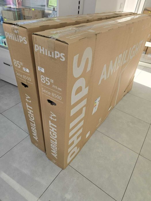 NOWY Philips AMBILIGHT Telewizor 85 cali QLED 85PUS8510/12 gwar 2 lata