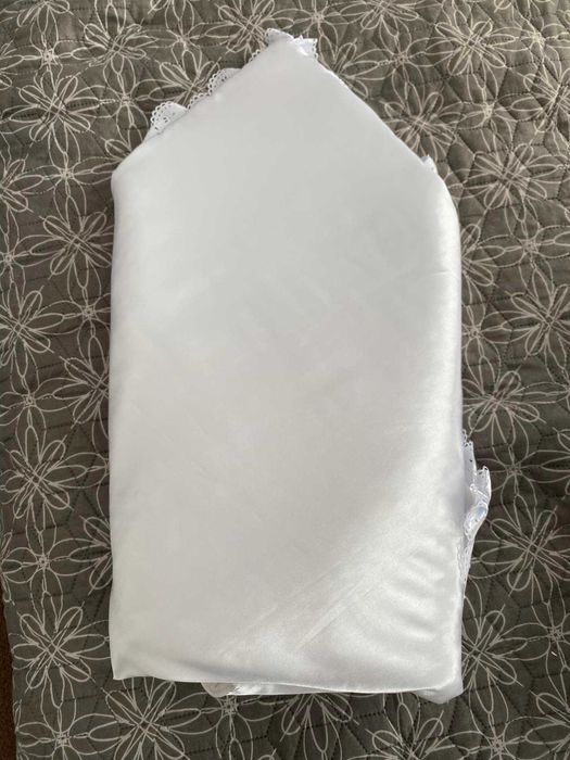 rożek atłasowy biały - nowy